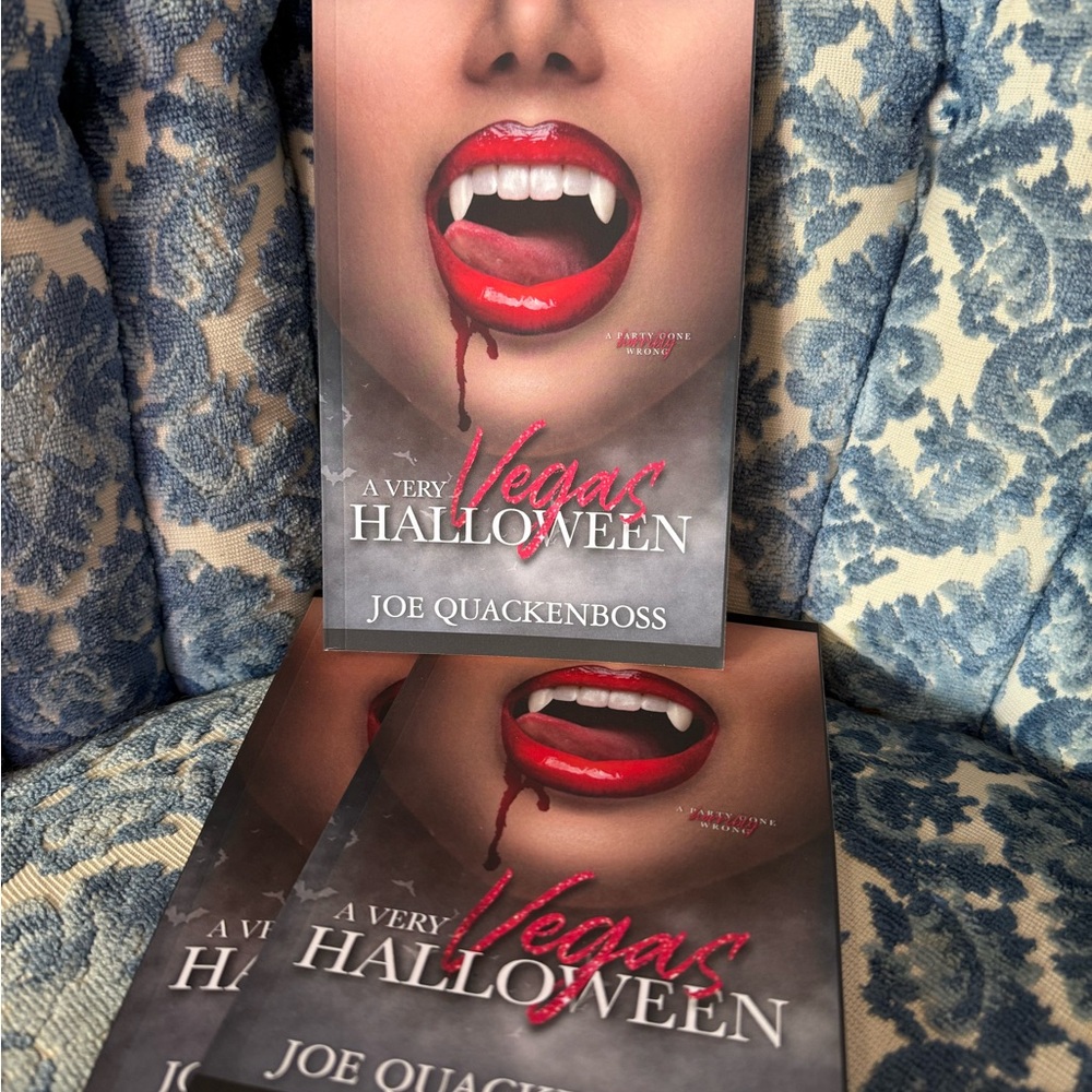 A Very Vegas Halloween Book by Joe Quackenboss SIGNED